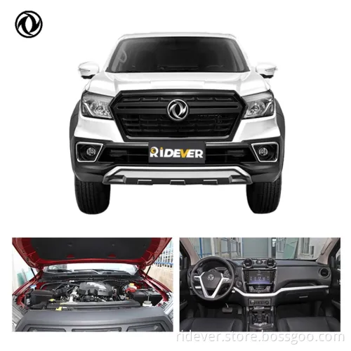 Ridever Dongfeng Rich6 Pickup EV 2022 350km Range Wholesale Left Hand Drive New Vehicle 0km Electric Used Car